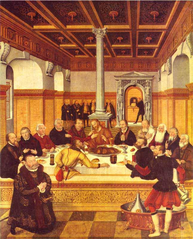 Lucas Cranach the Younger Last Supper
